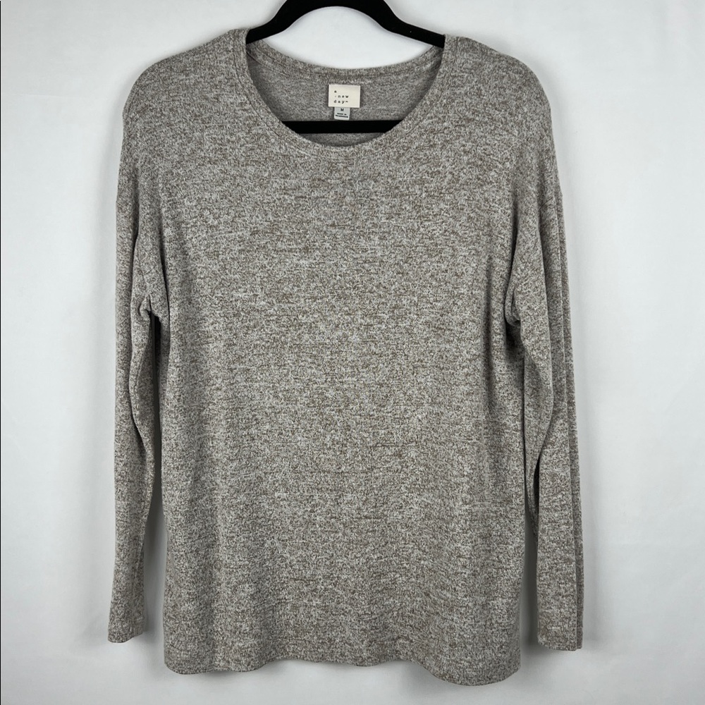 a new day Gray Crew Neck Sweater‎